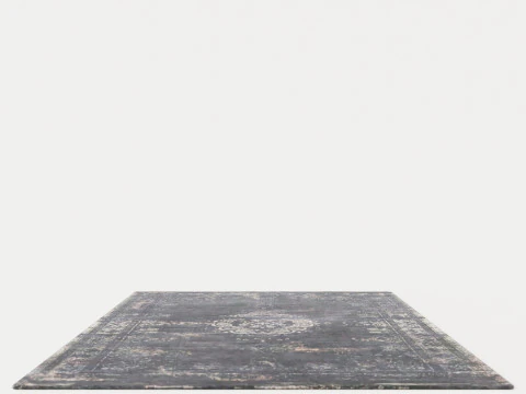 FADING WORLD MEDALLION 8263 MINERAL BLACK RUGS 3D Model