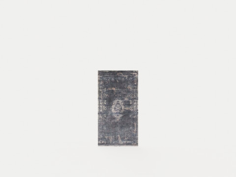 FADING WORLD MEDALLION 8263 MINERAL BLACK RUGS 3D 모델