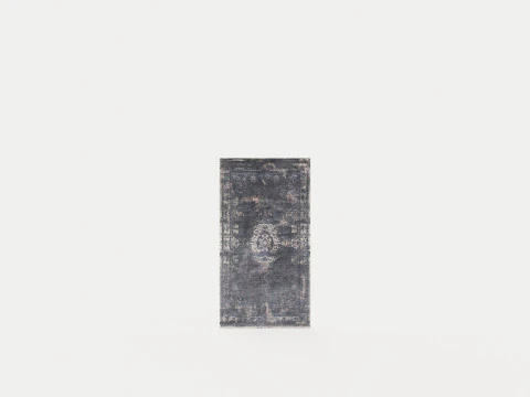 FADING WORLD MEDALLION 8263 MINERAL BLACK RUGS 3D Model