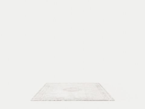 LOUIS DE POORTERE FADING WORLD MEDALLION 8383 SALT PEPPER RUGS 3D-Modell