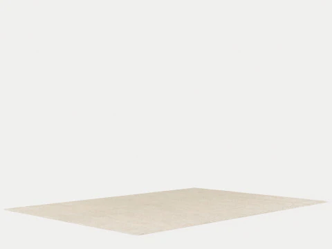 OAT BEIGE Rug 3D Model