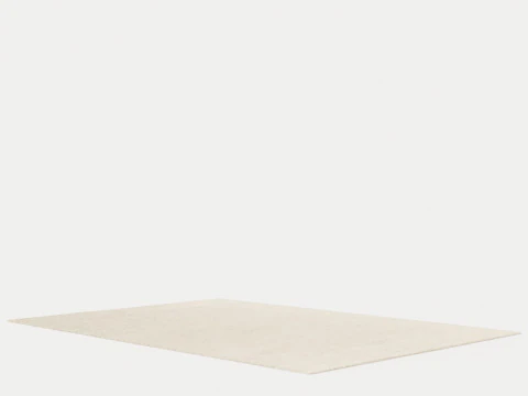 OAT BEIGE Rug 3D Model
