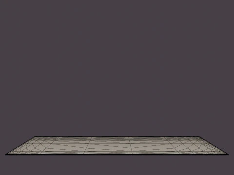 OAT BEIGE Rug 3D Model