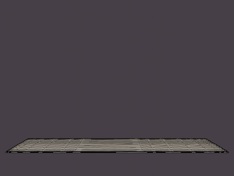 OAT BLUE Rug 3D Model