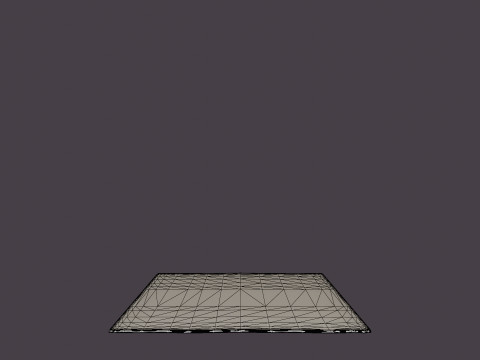 OAT BLUE Rug 3D Model