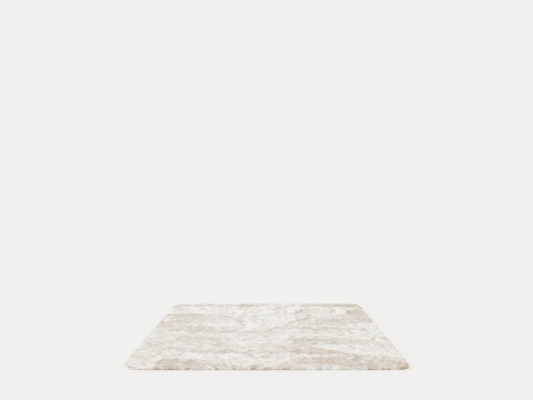 PLUSH WHITE Rug 3D Model