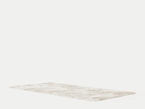 PLUSH WHITE Rug 3D Model