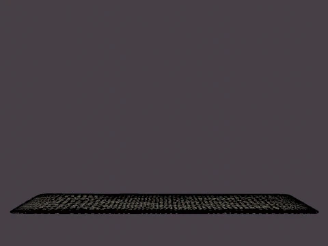 PLUSH WHITE Rug 3D Model