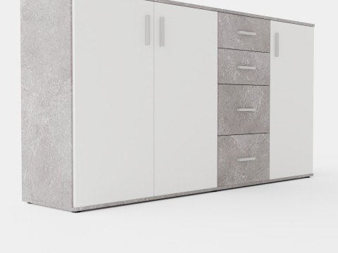 Albi Done Gray White 3D 模型