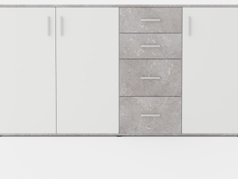 Albi Done Gray White 3D Model