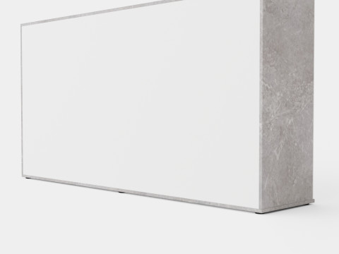Albi Done Gray White 3D Model