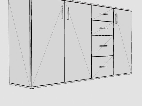 Albi Done Gray White 3D Model