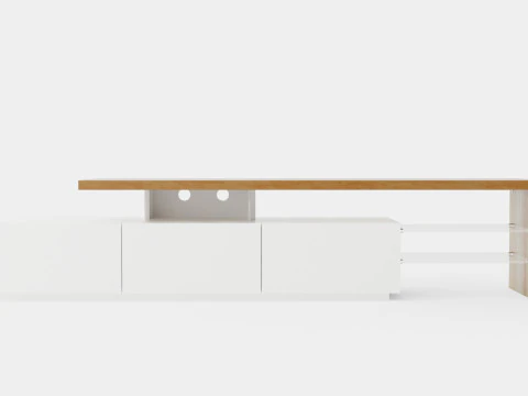 Alimo s TV Bench 3D Model