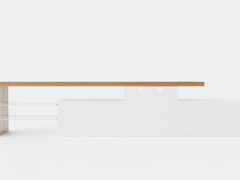 Alimo s TV Bench 3D 模型