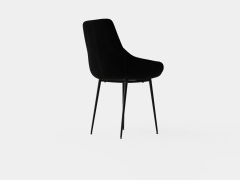 Alsarp Kitchen Chair Black 3D-Modell