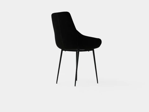 Alsarp Kitchen Chair Black 3D Model