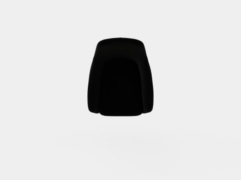 Alsarp Kitchen Chair Black 3D-Modell