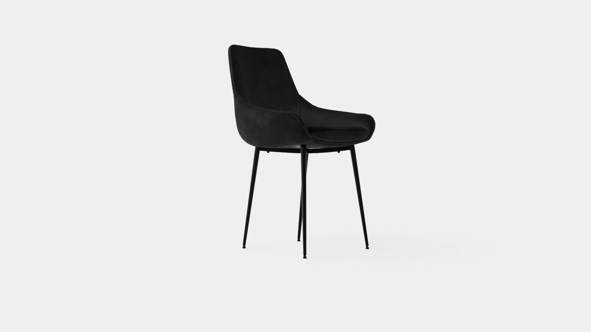 Alsarp Kitchen Chair Gray 3D Model .c4d .max .obj .3ds .fbx .stl .blend 