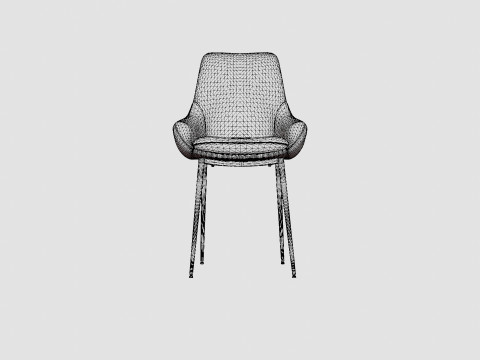 Alsarp Kitchen Chair Gray 3Dモデル
