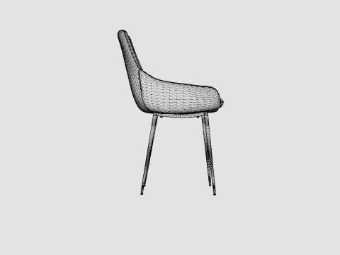Alsarp Kitchen Chair Gray 3Dモデル