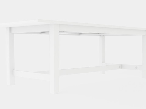 Altea Extensionable Dining Table Modèle 3D