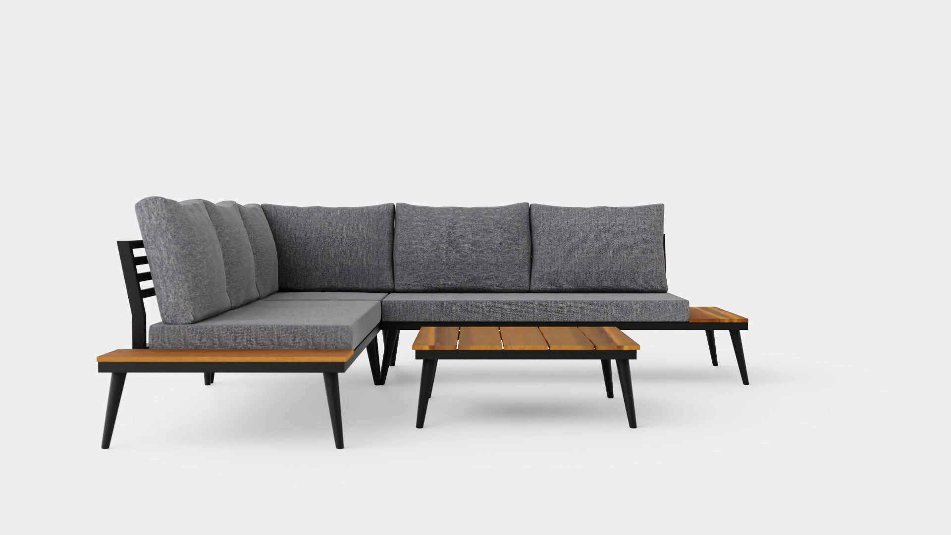 Amalfi s Most Lengthy Sofa Set 3D Model .c4d .max .obj .3ds .fbx .stl .blend