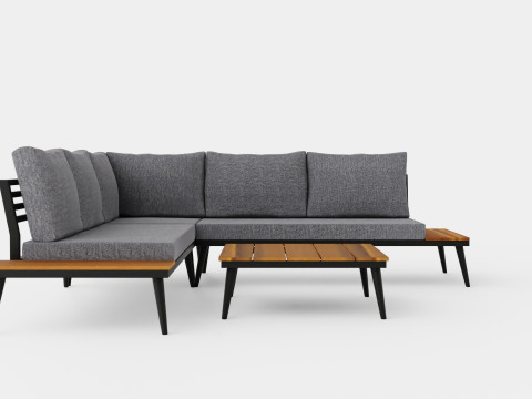 Amalfi s Most Lengthy Sofa Set 3D Model