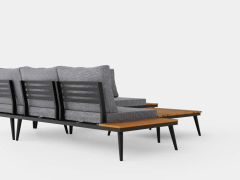 Amalfi s Most Lengthy Sofa Set 3D Model