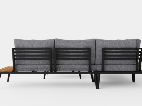 Amalfi s Most Lengthy Sofa Set 3D-Modell