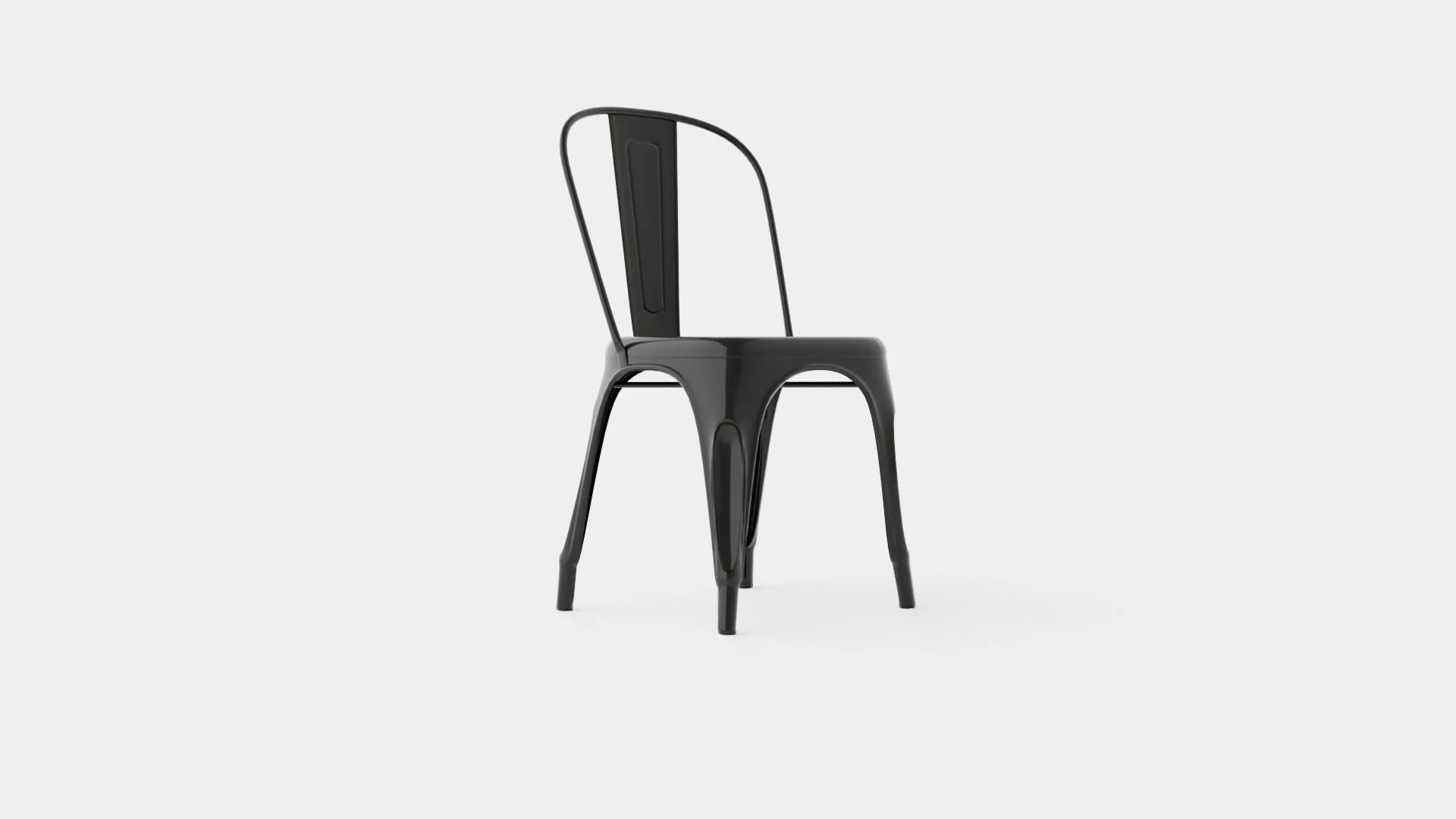Amparo Chair Metal 3D Model .c4d .max .obj .3ds .fbx .stl .blend