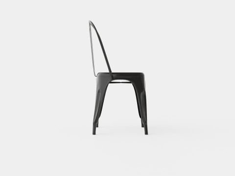Amparo Chair Metal 3D-Modell