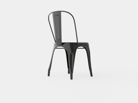 Amparo Chair Metal 3D-Modell