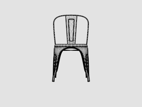 Amparo Chair Metal 3D Model