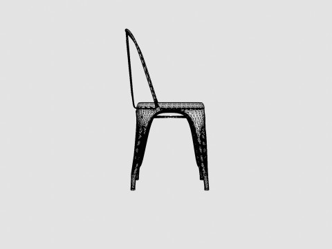 Amparo Chair Metal 3D-Modell