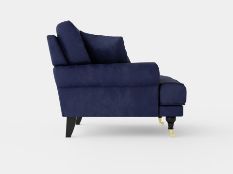 Andrew Armchair Velvet Modèle 3D
