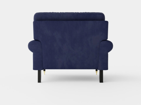 Andrew Armchair Velvet Modèle 3D