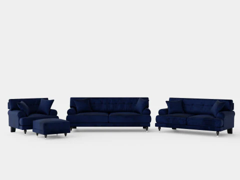 एंड्रयू सोफा समूह 3D मॉडल