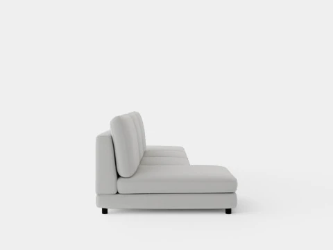 Ark U Module Sofa With Divan Reversible 3D Model