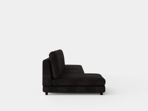 Arken U Module Sofa With Divan Reversible Velvet 3D Model