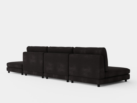 Arken U Module Sofa With Divan Reversible Velvet 3D 模型