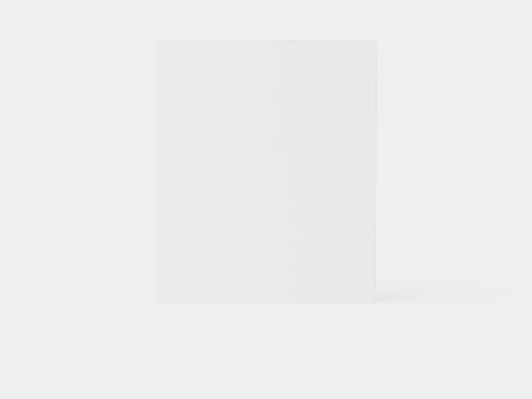 Anselm Wardrobe 2 Sliding Doors White 3D Model