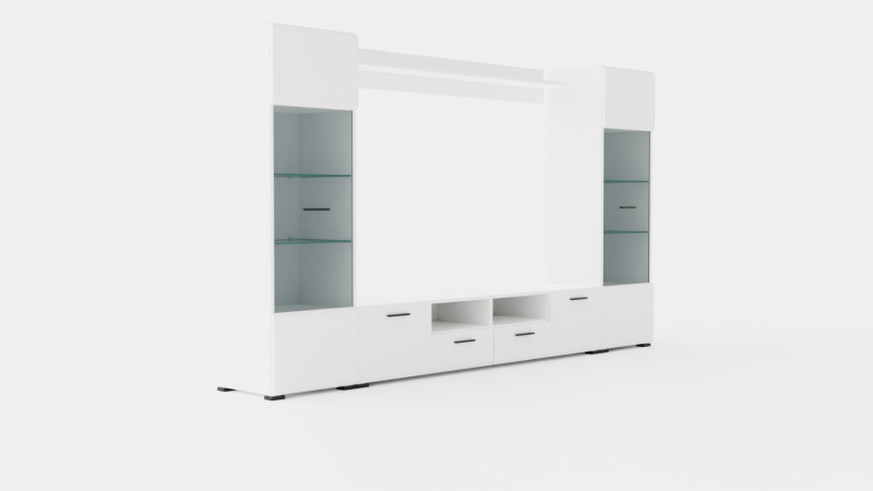 Apryl Media Furniture Model 3D .c4d .max .obj .3ds .fbx .stl .blend