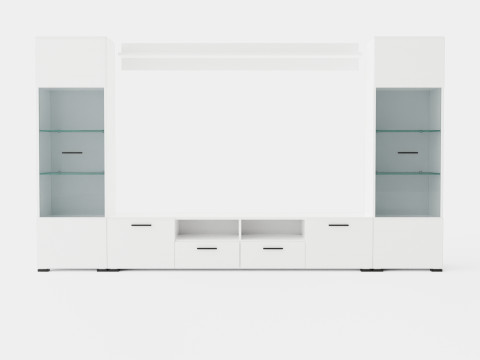 Apryl Media Furniture Model 3D