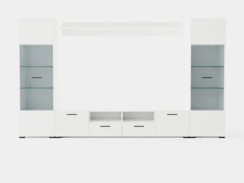 Apryl Media Furniture 3D Model
