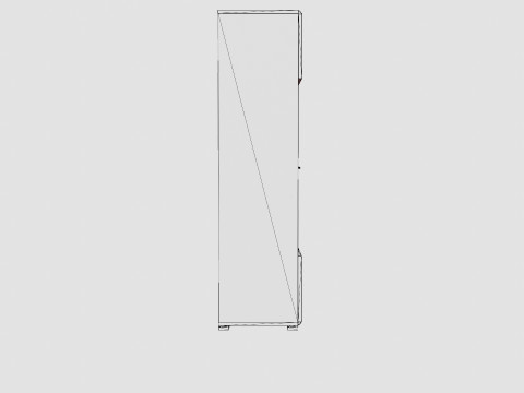 Apryl Media Furniture Black 3D Модель