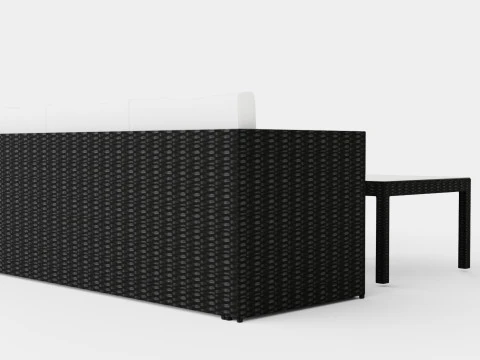 Bahamas Light Lounge Set 3D Model