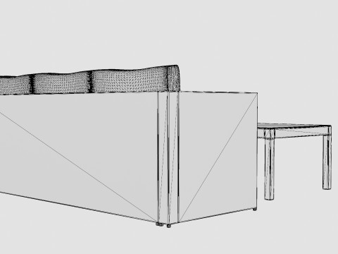 Bahamas Light Lounge Set Modelo 3D