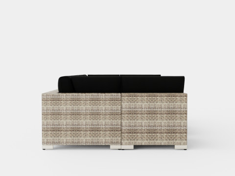 Bahamas Lounge Group 6 Seater Table M Shelf 3D 模型