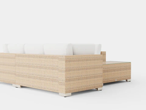 Bahamas Lounge Group 3D Model