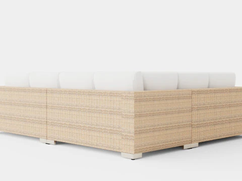 Bahamas Lounge Group 3D Model